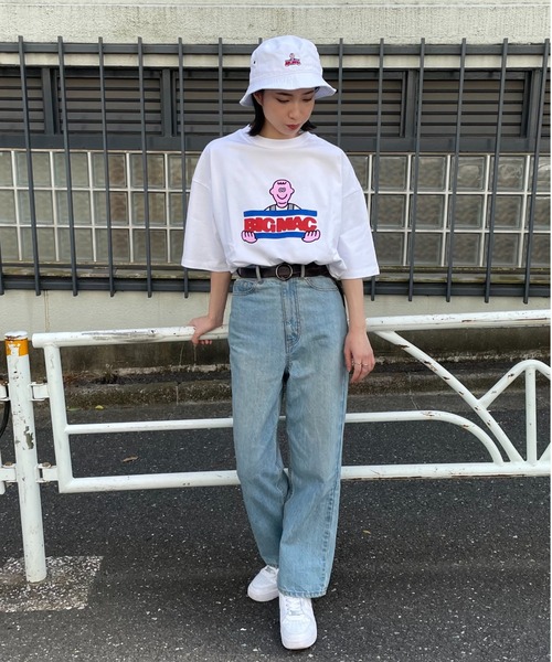 【新品・未開封】 M8onFleek ビックシルエットTシャツ(ベージュ) CAMBIO（カンビオ）の「mlt4477- ビッグシルエットロンT（OLD