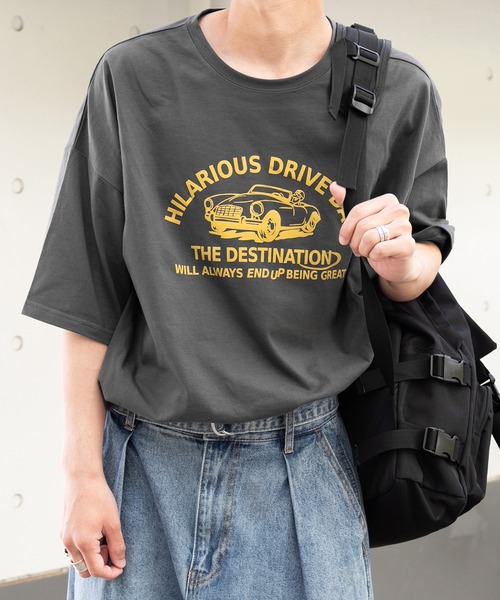 PairPair(ペアペア)の「BIGロゴT(ユニセックス)(Tシャツ/カットソー・レディース・オフホワイト/モカ/スミクロ/グレイッシュブルー・FREE)」の17枚目の写真