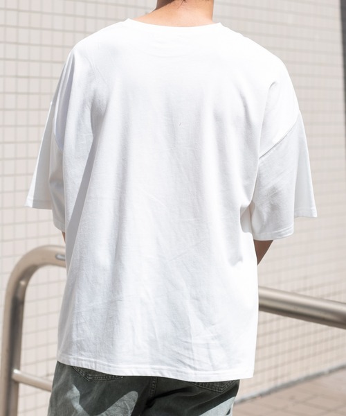 PairPair(ペアペア)の「BIGロゴT(ユニセックス)(Tシャツ/カットソー・レディース・オフホワイト/モカ/スミクロ/グレイッシュブルー・FREE)」の21枚目の写真