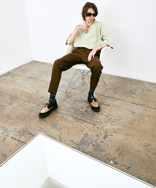 EMMA CLOTHES（エマクローズ）の「ヘビー天竺オーバーサイズS/Sカットソー EMMA CLOTHES（Tシャツ/カットソー・メンズ・ブラック/ブルー系その他/グリーン系その他/パープル/ライトベージュ/オフホワイト/チャコール・M/L）」の15枚目の写真