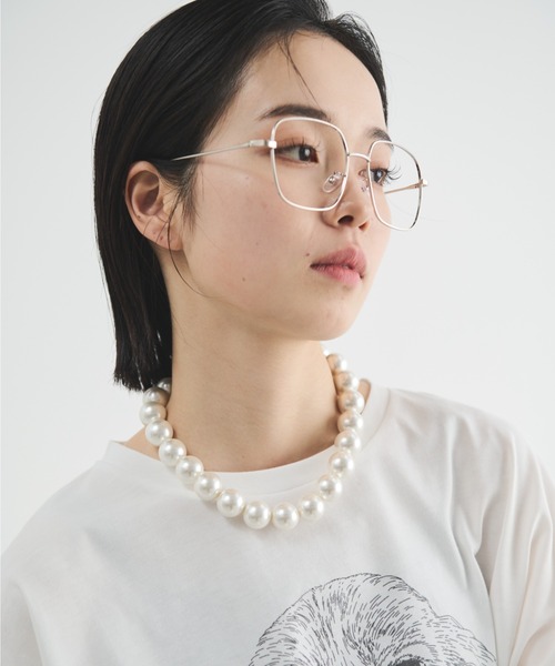 MERLOT（メルロー）の「大粒パールネックレス（ネックレス・レディース・ホワイト・FREE）」の13枚目の写真