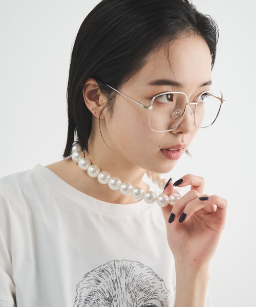 MERLOT（メルロー）の「大粒パールネックレス（ネックレス・レディース・ホワイト・FREE）」の15枚目の写真