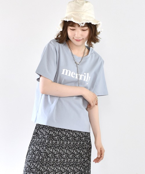 RETRO GIRL(レトロガール)の「アソートロゴレギュラーTee(Tシャツ/カットソー・レディース・ライトブルー/ブラック/レッド/オフホワイト・FREE)」の3枚目の写真