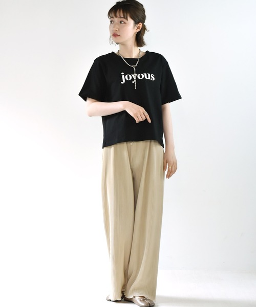 RETRO GIRL(レトロガール)の「アソートロゴレギュラーTee(Tシャツ/カットソー・レディース・ライトブルー/ブラック/レッド/オフホワイト・FREE)」の8枚目の写真