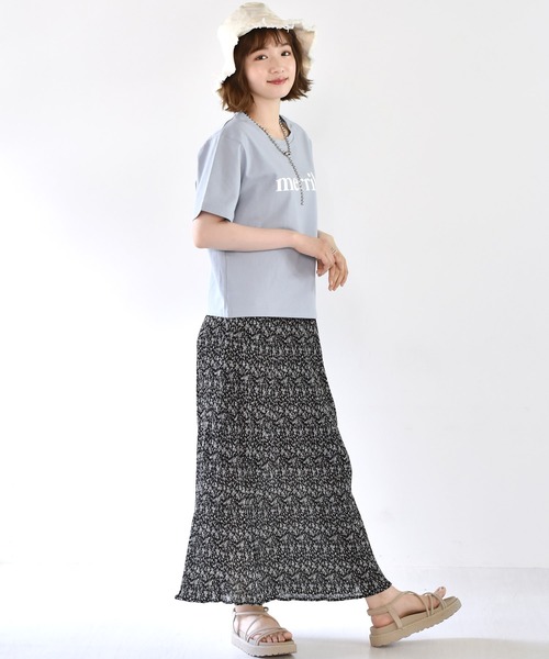 RETRO GIRL(レトロガール)の「アソートロゴレギュラーTee(Tシャツ/カットソー・レディース・ライトブルー/ブラック/レッド/オフホワイト・FREE)」の9枚目の写真