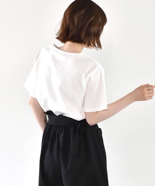 RETRO GIRL(レトロガール)の「アソートロゴレギュラーTee(Tシャツ/カットソー・レディース・ライトブルー/ブラック/レッド/オフホワイト・FREE)」の14枚目の写真