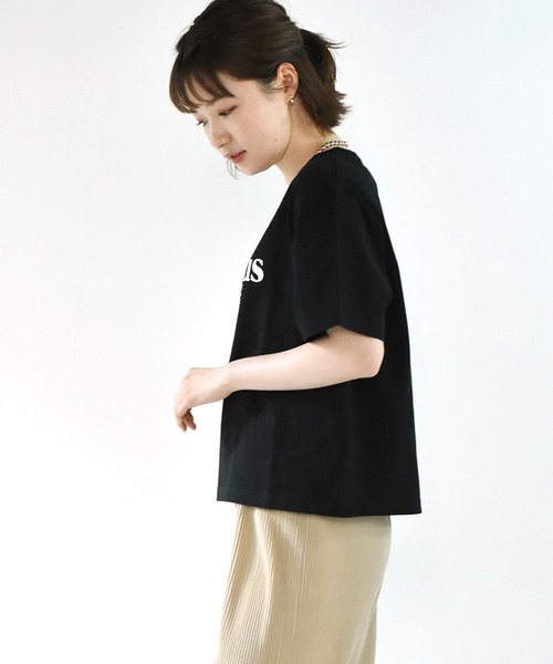 RETRO GIRL(レトロガール)の「アソートロゴレギュラーTee(Tシャツ/カットソー・レディース・ライトブルー/ブラック/レッド/オフホワイト・FREE)」の15枚目の写真