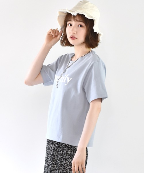 RETRO GIRL(レトロガール)の「アソートロゴレギュラーTee(Tシャツ/カットソー・レディース・ライトブルー/ブラック/レッド/オフホワイト・FREE)」の17枚目の写真