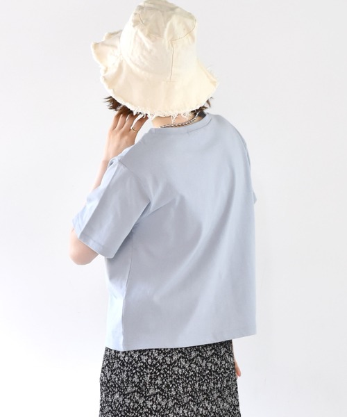 RETRO GIRL(レトロガール)の「アソートロゴレギュラーTee(Tシャツ/カットソー・レディース・ライトブルー/ブラック/レッド/オフホワイト・FREE)」の18枚目の写真