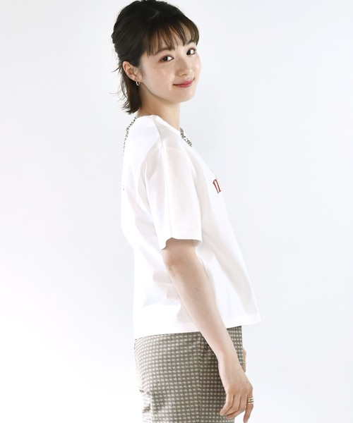 RETRO GIRL(レトロガール)の「アソートロゴレギュラーTee(Tシャツ/カットソー・レディース・ライトブルー/ブラック/レッド/オフホワイト・FREE)」の19枚目の写真