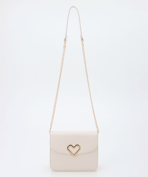 Honeys（ハニーズ）の「ハートモチーフショルダー（ショルダーバッグ  