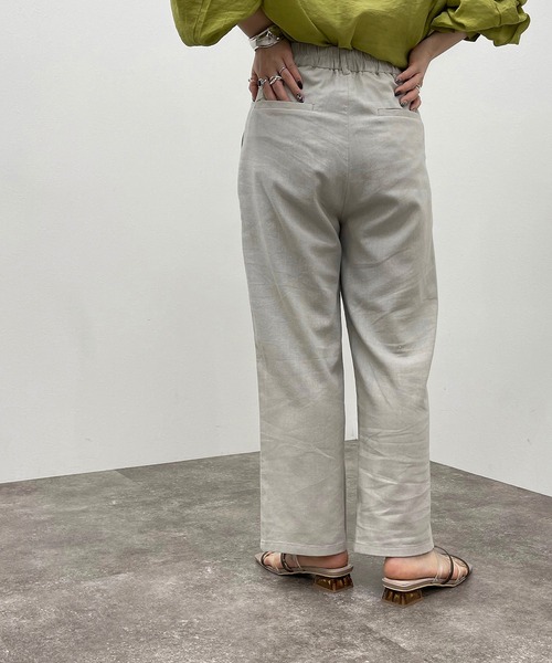 apres jour mignon（アプレジュールミニョン）の「ルーズテーパードパンツ 【ZOZOTOWN限定アイテム】（その他パンツ・レディース・グリーン/ライトベージュ/ブラック・フリー/X-LARGE）」の21枚目の写真