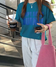 フロントビックロゴプリントルーズTシャツ【ZOZOTOWN限定】