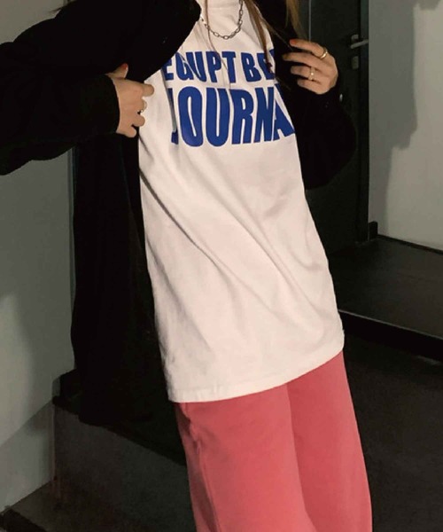 meJane(ミージェーン)の「フロントビックロゴプリントルーズTシャツ【ZOZOTOWN限定】(Tシャツ/カットソー・レディース・ホワイト/チャコールグレー/ブルー・FREE)」の19枚目の写真
