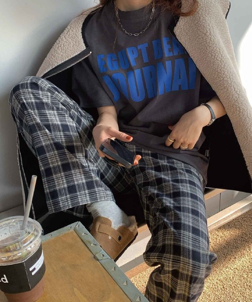 meJane(ミージェーン)の「フロントビックロゴプリントルーズTシャツ【ZOZOTOWN限定】(Tシャツ/カットソー・レディース・ホワイト/チャコールグレー/ブルー・FREE)」の18枚目の写真