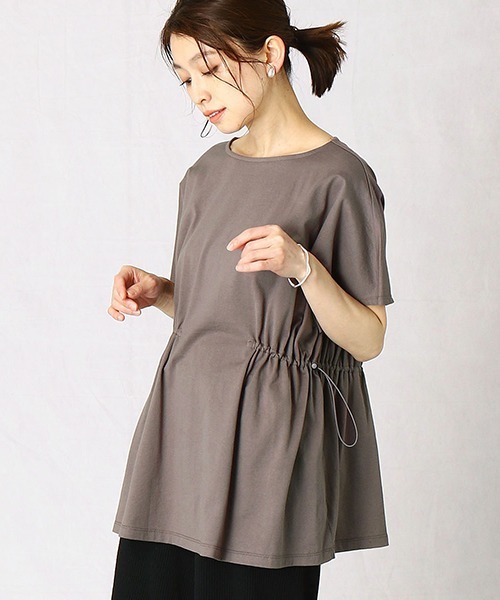 Comme　Ca　Mature（コムサマチュア）の「デザインチュニック（チュニック・レディース・ブラック/ブラウン/ライラック・FREE）」の2枚目の写真