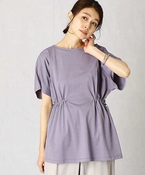 Comme　Ca　Mature（コムサマチュア）の「デザインチュニック（チュニック・レディース・ブラック/ブラウン/ライラック・FREE）」の3枚目の写真