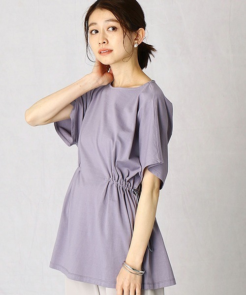 Comme　Ca　Mature（コムサマチュア）の「デザインチュニック（チュニック・レディース・ブラック/ブラウン/ライラック・FREE）」の7枚目の写真