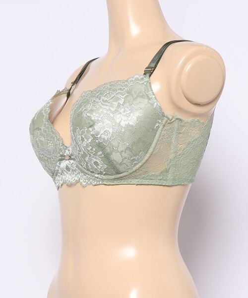 ravime(ラヴィミー)の「シンシア デュベタッチ ブラ(Fカップ)(ブラジャー・レディース・ピンク/グリーン/テラコッタ・F65/F70/F75)」の21枚目の写真