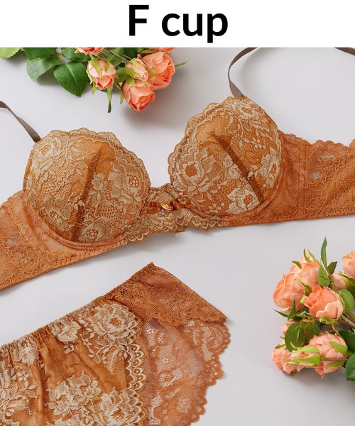 ravime(ラヴィミー)の「シンシア デュベタッチ ブラ(Fカップ)(ブラジャー・レディース・ピンク/グリーン/テラコッタ・F65/F70/F75)」の2枚目の写真