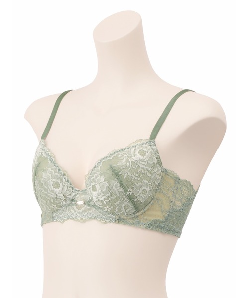 ravime(ラヴィミー)の「シンシア デュベタッチ ブラ(Fカップ)(ブラジャー・レディース・ピンク/グリーン/テラコッタ・F65/F70/F75)」の8枚目の写真