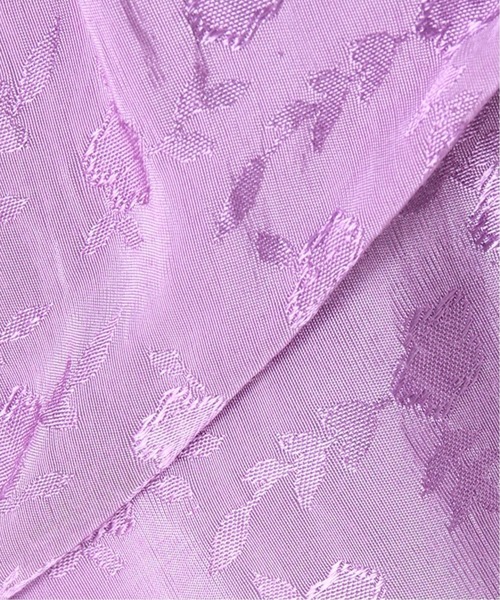 La TOTALITE（ラトータリテ）の「フラワージャガードレーヨンタックスカート【手洗い可能】◆（スカート・レディース・ラベンダー/ダークブルー・38/36）」の21枚目の写真