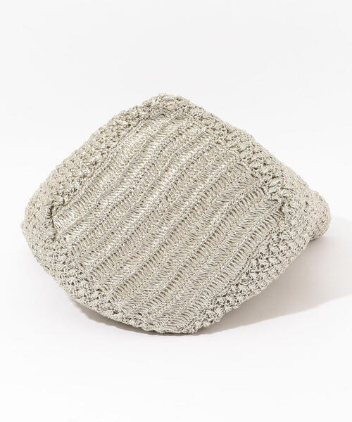 TOMORROWLAND メタリックリュレックス編みトートバッグ