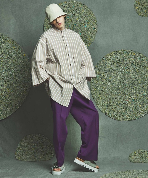 MAISON SPECIAL（メゾンスペシャル）の「《ユニセックスアイテム》マルチファブリックメトロハット 【MAISON SPECIAL/メゾンスペシャル】（ハット・メンズ・ダークブラック/ブラック/グレイッシュベージュ/オフホワイト/その他4/その他3/その他2/その他1/その他5・FREE）」の13枚目の写真