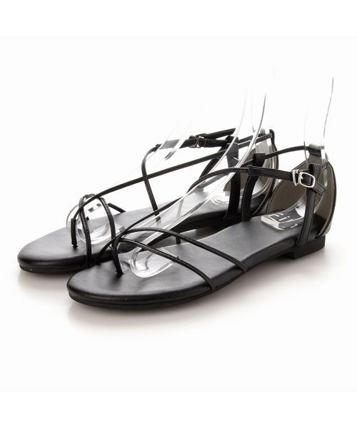 Fin（フィン）の「ストラップトングサンダル【低反発スポンジ入り】（サンダル・レディース・アイボリー/ブラック・22.5cm/23cm/23.5cm/24cm/24.5cm/25cm）」の13枚目の写真