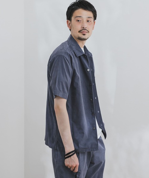 URBAN RESEARCH DOORS（アーバンリサーチドアーズ）の「サマーコールシャツ（シャツ/ブラウス・メンズ・ライトグレー/レッド系その他/モカ/ブルー・38/40）」の3枚目の写真