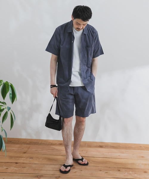 URBAN RESEARCH DOORS（アーバンリサーチドアーズ）の「サマーコールシャツ（シャツ/ブラウス・メンズ・ライトグレー/レッド系その他/モカ/ブルー・38/40）」の10枚目の写真