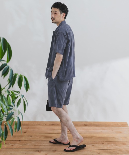 URBAN RESEARCH DOORS（アーバンリサーチドアーズ）の「サマーコールシャツ（シャツ/ブラウス・メンズ・ライトグレー/レッド系その他/モカ/ブルー・38/40）」の21枚目の写真