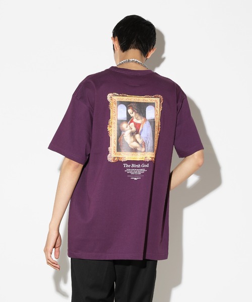 LEGENDA(レジェンダ)の「Birth God ‐ T-shirt *(Tシャツ/カットソー・レディース・ホワイト/ブラック/ベージュ/パープル・FREE)」の1枚目の写真