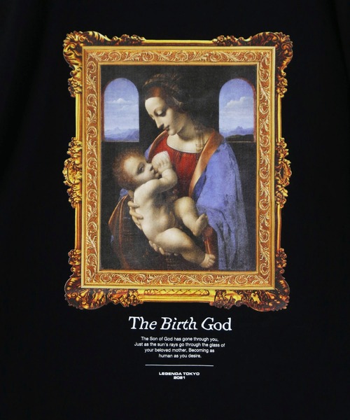 LEGENDA(レジェンダ)の「Birth God ‐ T-shirt *(Tシャツ/カットソー・レディース・ホワイト/ブラック/ベージュ/パープル・FREE)」の16枚目の写真