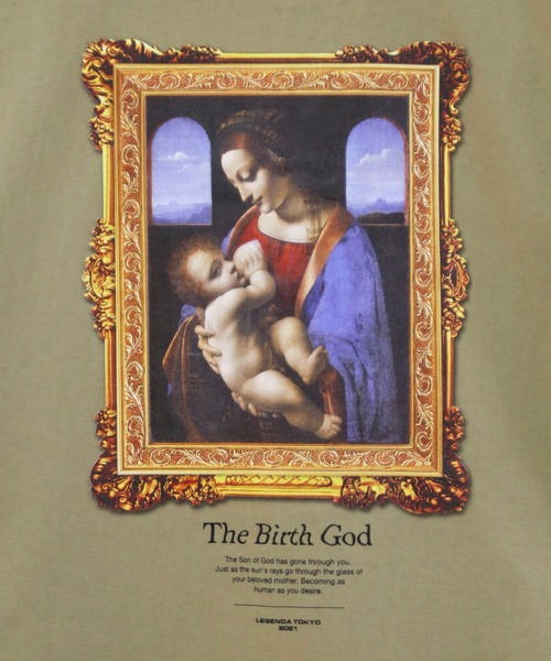 LEGENDA(レジェンダ)の「Birth God ‐ T-shirt *(Tシャツ/カットソー・レディース・ホワイト/ブラック/ベージュ/パープル・FREE)」の15枚目の写真