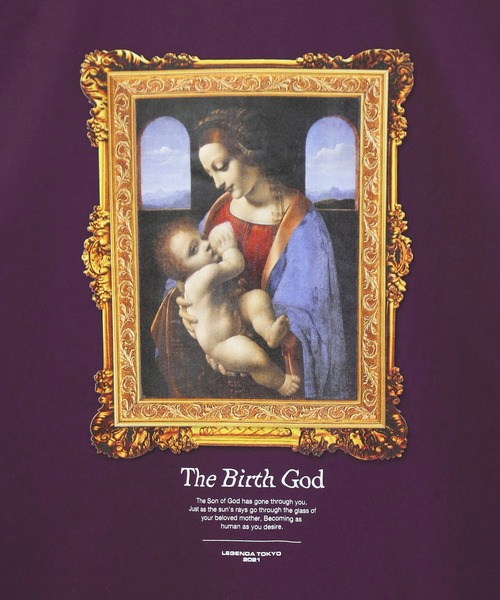 LEGENDA(レジェンダ)の「Birth God ‐ T-shirt *(Tシャツ/カットソー・レディース・ホワイト/ブラック/ベージュ/パープル・FREE)」の12枚目の写真
