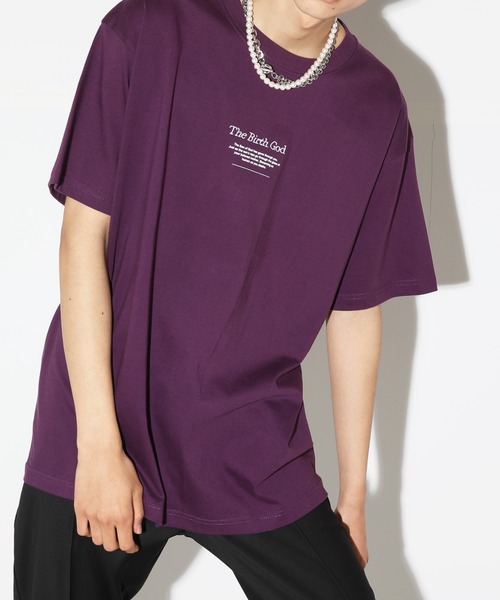 LEGENDA(レジェンダ)の「Birth God ‐ T-shirt *(Tシャツ/カットソー・レディース・ホワイト/ブラック/ベージュ/パープル・FREE)」の18枚目の写真