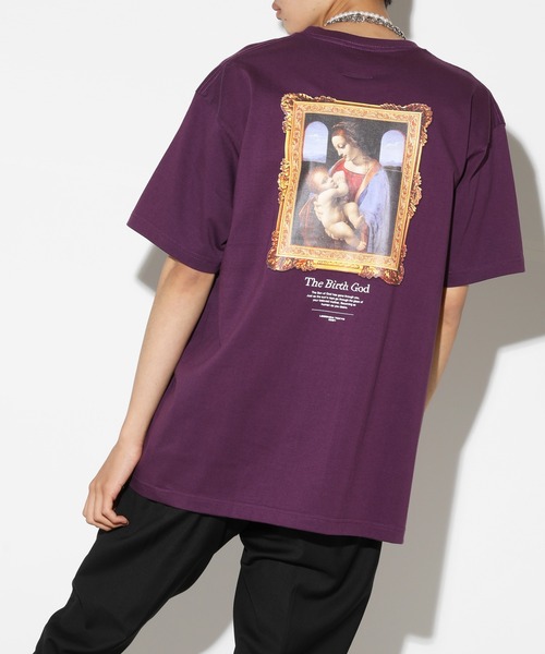 LEGENDA(レジェンダ)の「Birth God ‐ T-shirt *(Tシャツ/カットソー・レディース・ホワイト/ブラック/ベージュ/パープル・FREE)」の17枚目の写真