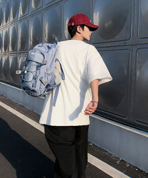 neos（ネオス）の「【neos -addictive design-】ビッグシルエット ヘビーウェイト ラバープリント カレッジ Tシャツ（Tシャツ/カットソー・メンズ・ホワイト/ブラック/ベージュ/ホワイト系その他/ブラック系その他/ホワイト系その他2・MEDIUM/LARGE）」の14枚目の写真