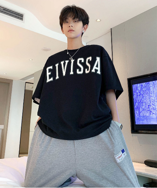 neos（ネオス）の「【neos -addictive design-】ビッグシルエット ヘビーウェイト ラバープリント カレッジ Tシャツ（Tシャツ/カットソー・メンズ・ホワイト/ブラック/ベージュ/ホワイト系その他/ブラック系その他/ホワイト系その他2・MEDIUM/LARGE）」の18枚目の写真