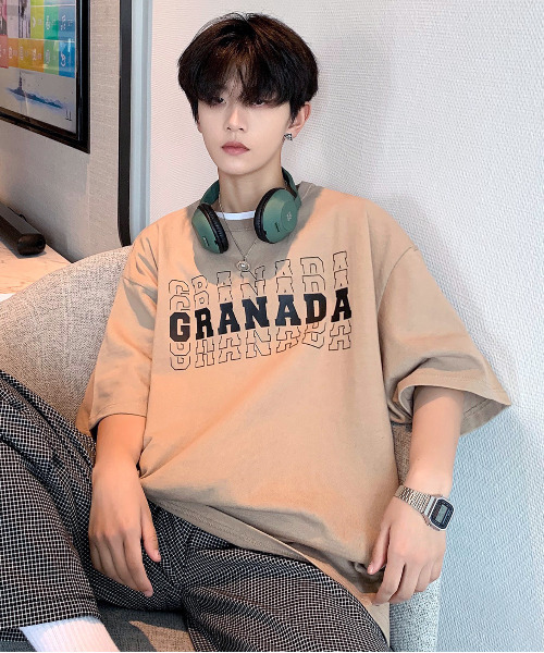 neos（ネオス）の「【neos -addictive design-】ビッグシルエット ヘビーウェイト ラバープリント カレッジ Tシャツ（Tシャツ/カットソー・メンズ・ホワイト/ブラック/ベージュ/ホワイト系その他/ブラック系その他/ホワイト系その他2・MEDIUM/LARGE）」の22枚目の写真