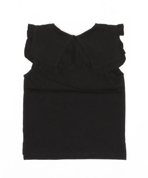 GLOBAL WORK（グローバルワーク）の「【宮城舞さんコラボ】フリル襟ノースリーブ【キッズ】/940449（Tシャツ/カットソー・キッズ・ホワイト/ブラック・120cm/150cm/100cm/110cm/140cm/130cm/160cm）」の11枚目の写真