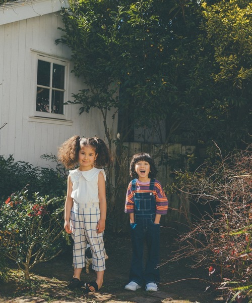 GLOBAL WORK（グローバルワーク）の「【宮城舞さんコラボ】フリル襟ノースリーブ【キッズ】/940449（Tシャツ/カットソー・キッズ・ホワイト/ブラック・120cm/150cm/100cm/110cm/140cm/130cm/160cm）」の17枚目の写真