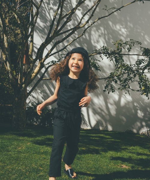 GLOBAL WORK（グローバルワーク）の「【宮城舞さんコラボ】フリル襟ノースリーブ【キッズ】/940449（Tシャツ/カットソー・キッズ・ホワイト/ブラック・120cm/150cm/100cm/110cm/140cm/130cm/160cm）」の15枚目の写真