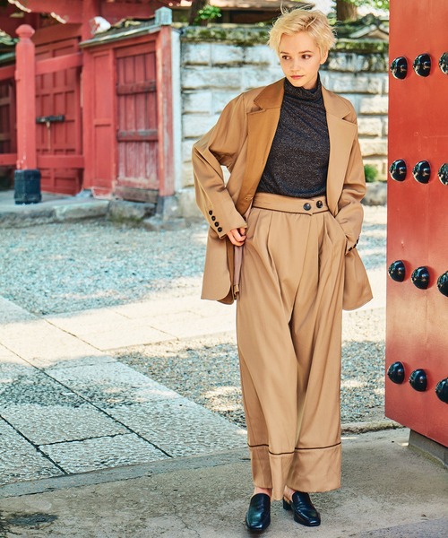 KOH.style（コースタイル）の「配色Dカンベルトジャケット（テーラード