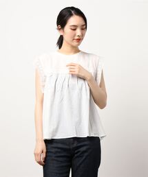 Samansa Mos2 | レース切替ブラウス(シャツ/ブラウス)