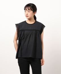 Samansa Mos2 | レース切替ブラウス(シャツ/ブラウス)