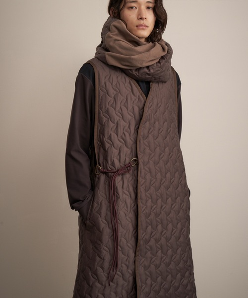 TROVE（トローヴ）の「TROVE 2021AW / JARVI LOOP MUFFLER / 65GOD02（ネックウォーマー/スヌード・メンズ・アッシュブラウン/グレー・FREE）」の6枚目の写真