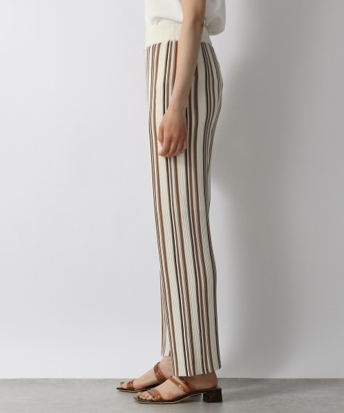 LOWRYS FARM(ローリーズファーム)の「マルチストライプパンツ 948020(その他パンツ・レディース・アイボリー/ブラック/ブラウン・FREE)」の15枚目の写真