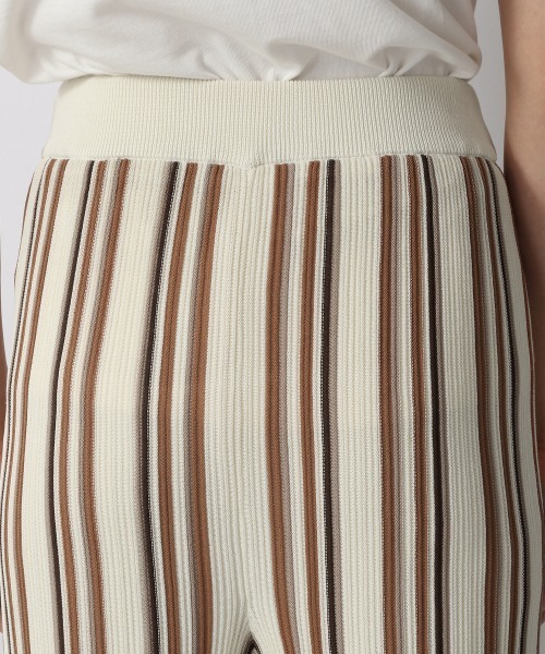 LOWRYS FARM(ローリーズファーム)の「マルチストライプパンツ 948020(その他パンツ・レディース・アイボリー/ブラック/ブラウン・FREE)」の6枚目の写真